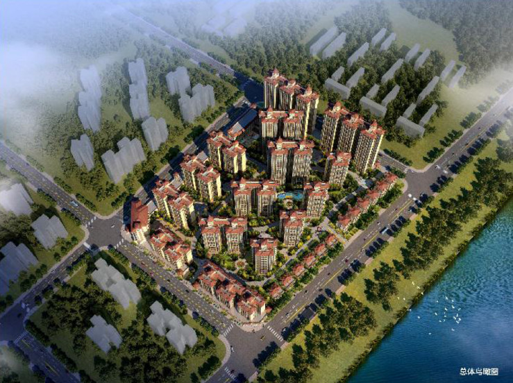 英德嘉樺東駿華府項(xiàng)目鳥(niǎo)瞰圖